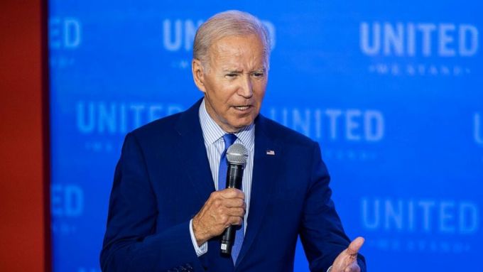 Tổng thống Joe Biden tại Hội nghị thượng đỉnh United We Stand ở Nhà Trắng, Washington, ngày 15 tháng 9. Ảnh: Polaris
